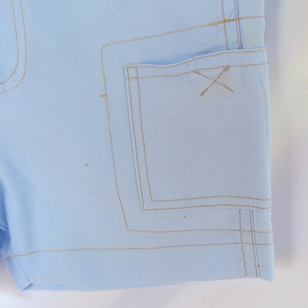 NWOT VINTAGE (2002) LeBonbon De Mafrat Italian Brand Boy’s Overall Size 2 Blue - Picture 4 of 13